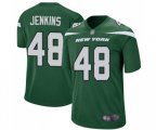 New York Jets #48 Jordan Jenkins Game Green Team Color Football Jersey