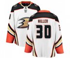 Anaheim Ducks #30 Ryan Miller Fanatics Branded White Away Breakaway Hockey Jersey