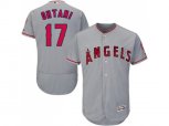 Los Angeles Angels Of Anaheim #17 Shohei Ohtani Grey Flexbase Authentic Collection Stitched MLB Jersey