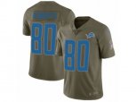 Detroit Lions #80 Michael Roberts Limited Olive 2017 Salute to Service NFL Jersey