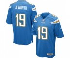 Los Angeles Chargers #19 Lance Alworth Game Electric Blue Alternate Football Jersey