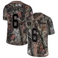 Oakland Raiders #6 Mike Nugent Limited Camo Rush Realtree NFL Jersey