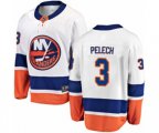 New York Islanders #3 Adam Pelech Fanatics Branded White Away Breakaway NHL Jersey