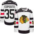 Chicago Blackhawks #35 Tony Esposito Premier White 2016 Stadium Series NHL Jersey