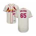 St. Louis Cardinals #65 Giovanny Gallegos Cream Alternate Flex Base Authentic Collection Baseball Player Jersey
