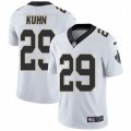 New Orleans Saints #29 John Kuhn White Vapor Untouchable Limited Player NFL Jersey