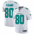 Miami Dolphins #80 Anthony Fasano White Vapor Untouchable Limited Player NFL Jersey