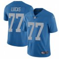 Detroit Lions #77 Cornelius Lucas Limited Blue Alternate Vapor Untouchable NFL Jersey