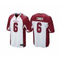 Arizona Cardinals #6 James Conner Game White Nike Jersey