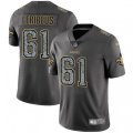 New Orleans Saints #61 Josh LeRibeus Gray Static Vapor Untouchable Limited NFL Jersey