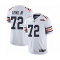 Chicago Bears #72 Charles Leno White 100th Season Limited Football Jersey