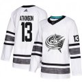 Columbus Blue Jackets #13 Cam Atkinson White 2019 All-Star Game Parley Authentic Stitched NHL Jersey