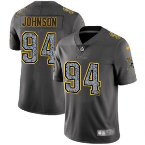 Minnesota Vikings #94 Jaleel Johnson Gray Static Vapor Untouchable Limited NFL Jersey