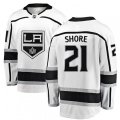Los Angeles Kings #21 Nick Shore Authentic White Away Fanatics Branded Breakaway NHL Jersey