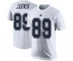 Dallas Cowboys #89 Blake Jarwin White Rush Pride Name & Number T-Shirt