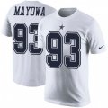 Dallas Cowboys #93 Benson Mayowa White Rush Pride Name & Number T-Shirt