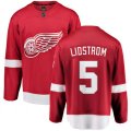 Detroit Red Wings #5 Nicklas Lidstrom Fanatics Branded Red Home Breakaway NHL Jersey