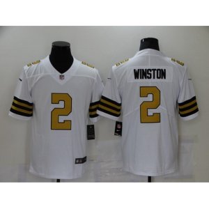 New Orleans Saints #2 Jameis Winston White Limited Jersey