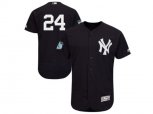 New York Yankees #24 Gary Sanchez Navy 2017 Spring Training Flexbase Authentic Collection Stitched Baseball Jersey