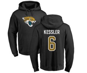 Jacksonville Jaguars #6 Cody Kessler Black Name & Number Logo Pullover Hoodie