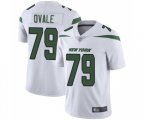 New York Jets #79 Brent Qvale White Vapor Untouchable Limited Player Football Jersey