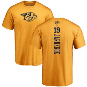 Nashville Predators #19 Calle Jarnkrok Gold One Color Backer T-Shirt