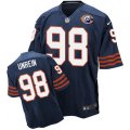 Chicago Bears #98 Mitch Unrein Elite Navy Blue Throwback NFL Jersey