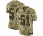 Philadelphia Eagles #51 Zach Brown Limited Camo 2018 Salute to Service Football Jersey