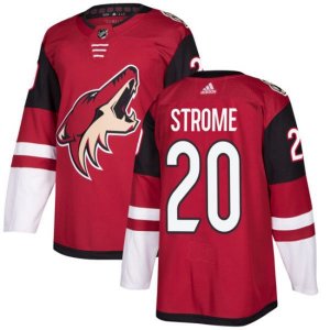 Arizona Coyotes #20 Dylan Strome Authentic Burgundy Red Home NHL Jersey