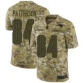 New England Patriots #84 Cordarrelle Patterson Limited Camo 2018 Salute to Service NFL Jersey