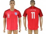 England #11 Lallana Away Soccer Country Jersey