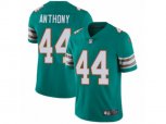 Miami Dolphins #44 Stephone Anthony Aqua Green Alternate Vapor Untouchable Limited Player NFL Jersey