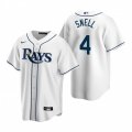 Nike Tampa Bay Rays #4 Blake Snell White Home Stitched Baseball Jersey
