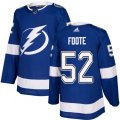 Tampa Bay Lightning #52 Callan Foote Premier Royal Blue Home NHL Jersey
