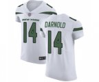 New York Jets #14 Sam Darnold White Vapor Untouchable Elite Player Football Jersey