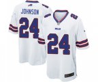 Buffalo Bills #24 Taron Johnson Game White Football Jersey
