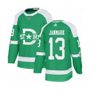 Dallas Stars #13 Mattias Janmark Authentic Green 2020 Winter Classic Hockey Jersey