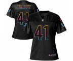 Women Indianapolis Colts #41 Matthias Farley Game Black Fashion Football Jersey