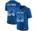 New Orleans Saints #23 Marshon Lattimore Limited Royal Blue 2018 Pro Bowl Football Jersey