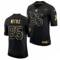 San Francisco 49ers #85 George Kittle Nike 2020 Salute to Service Black Golden Limited Jersey