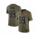 Washington Commanders #99 Chase Young 2022 Olive Salute To Service Limited Stitched Jersey